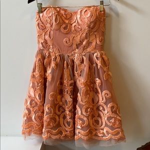 *WORN ONCE* Ark & Co Unique Mini Dress